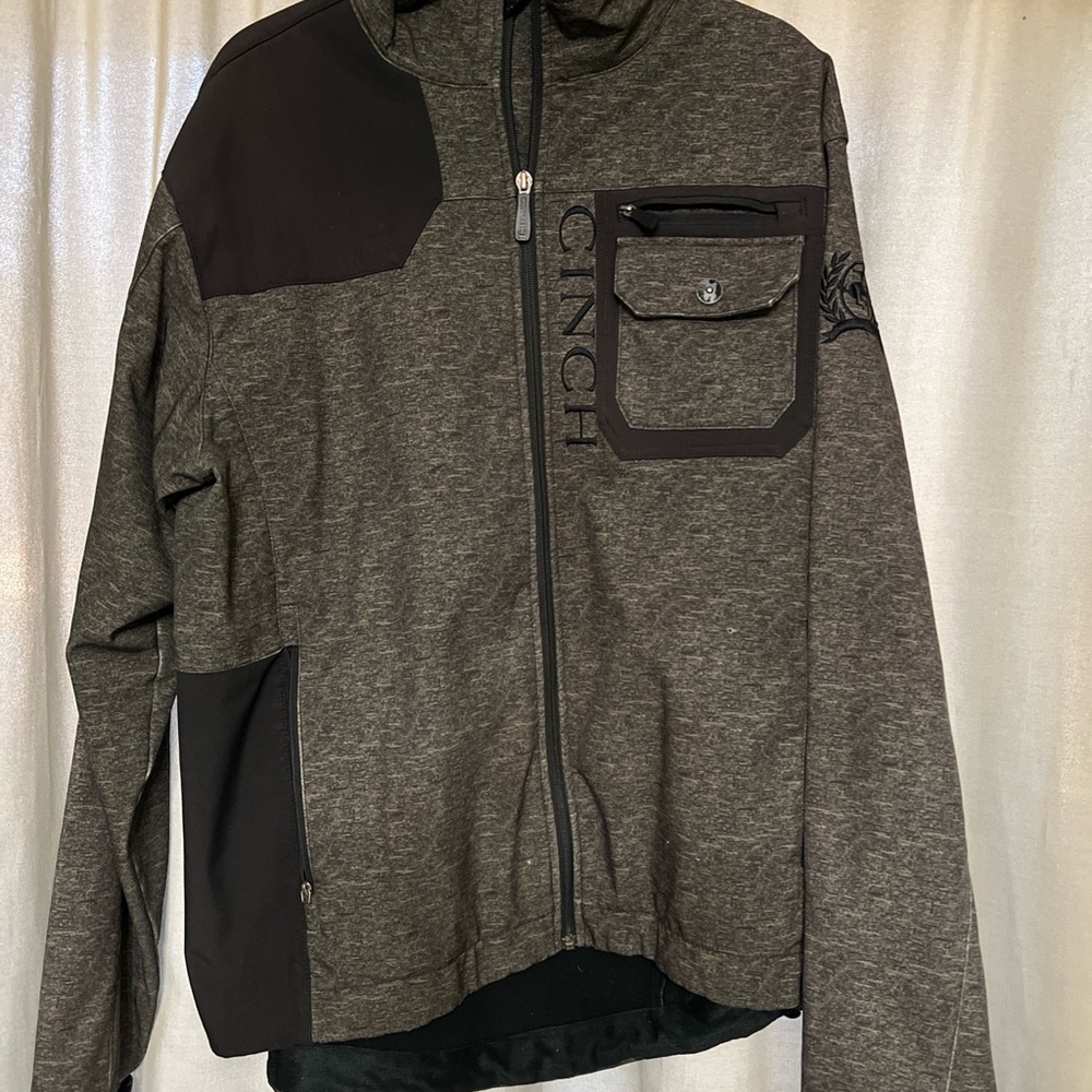 Cinch Men's Charcoal and Black Performance Jacket